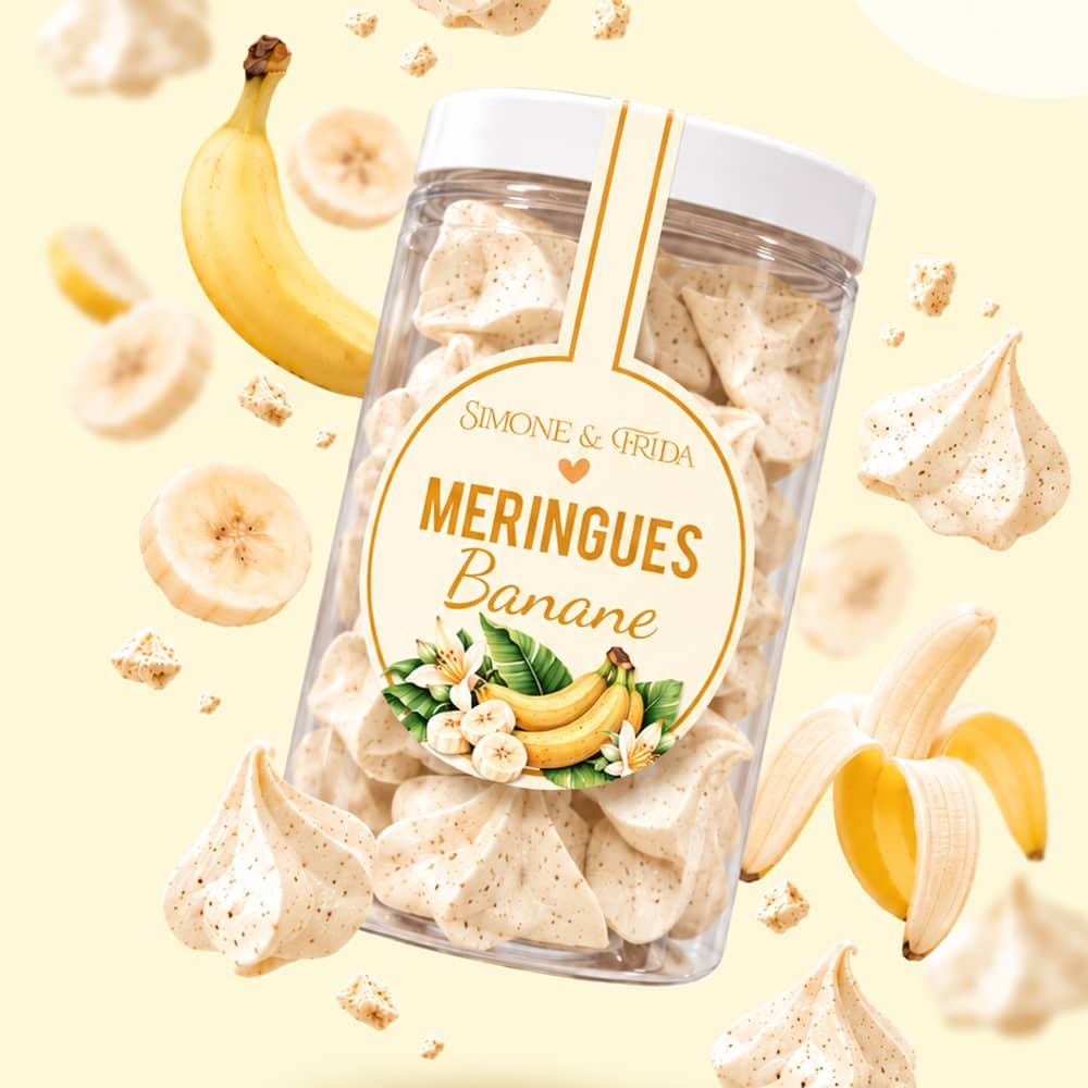Meringues banane