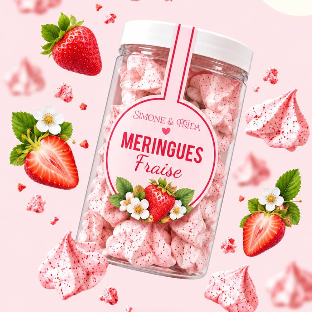 Meringues fraise