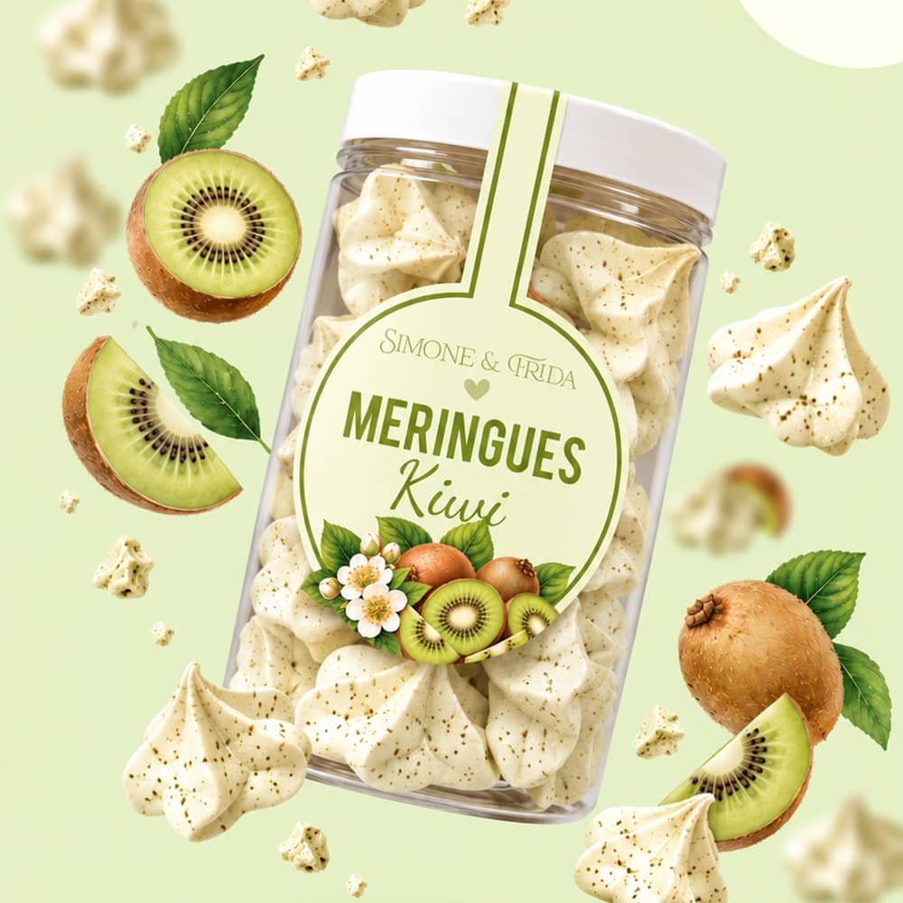Meringues kiwi